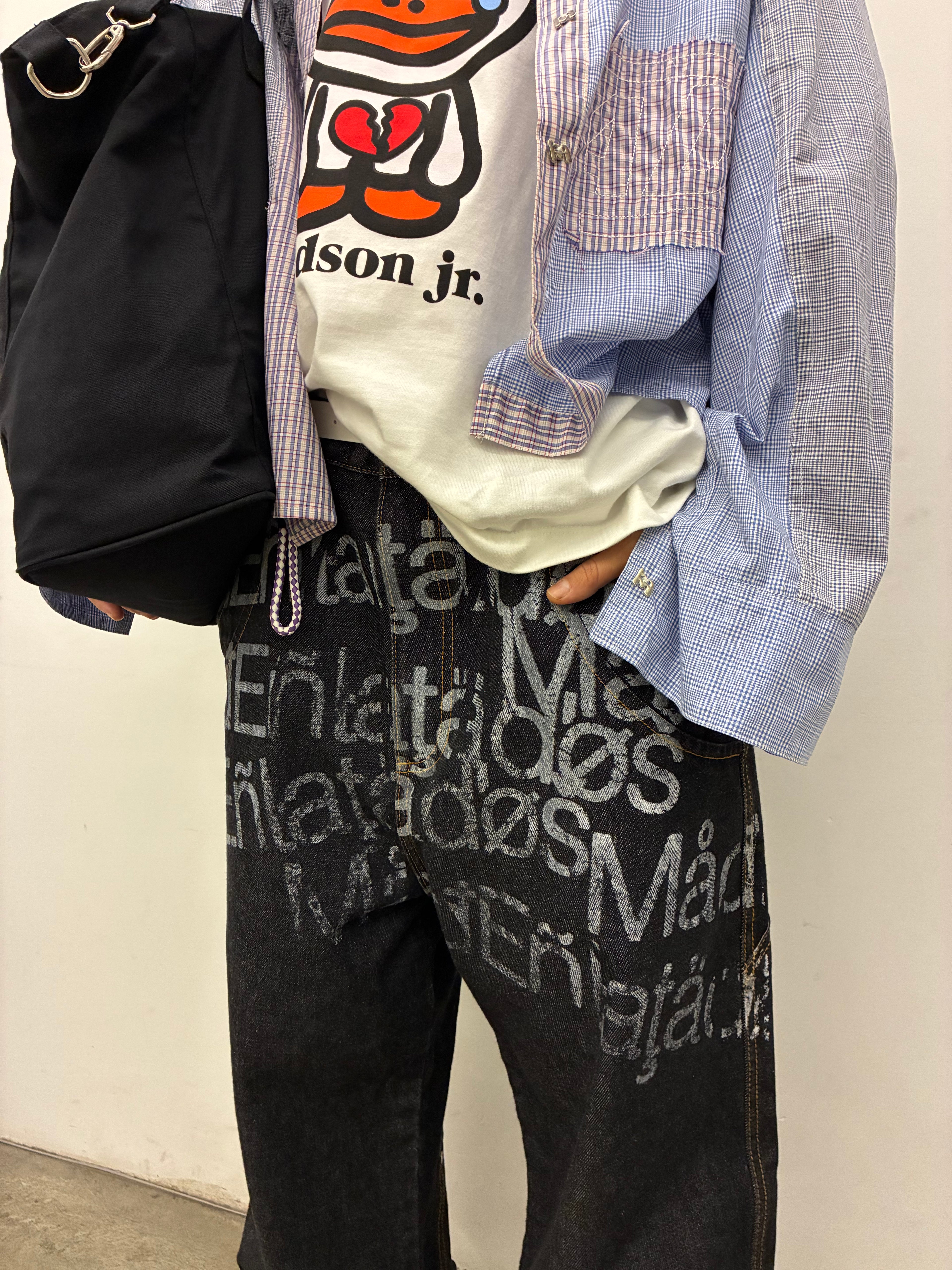 Calça Curvas Jeans Caractere [Preta]