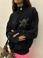 Blusa Mad Ziper S [Preta]