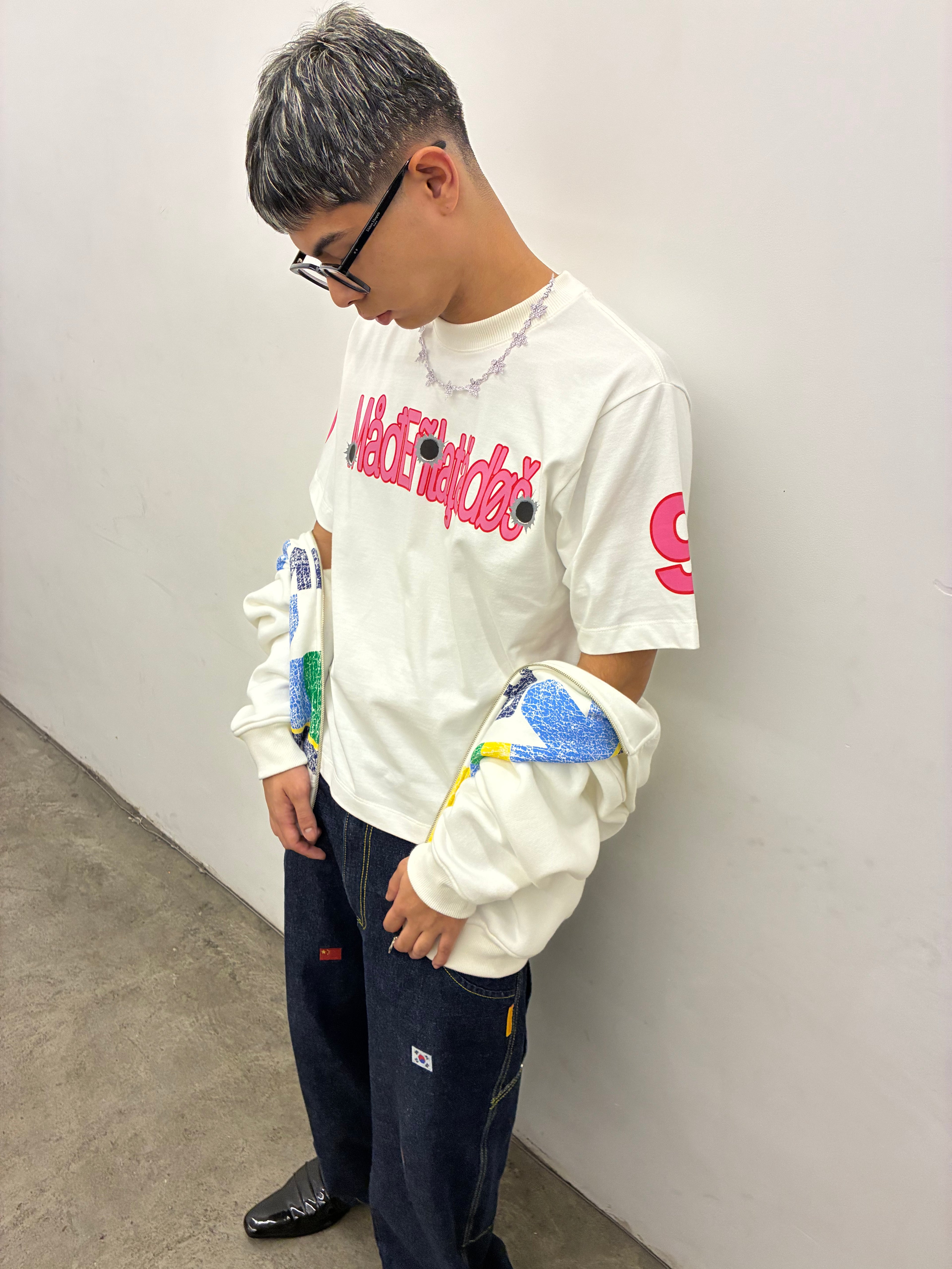 Camiseta Mad Alvejada [Branca]