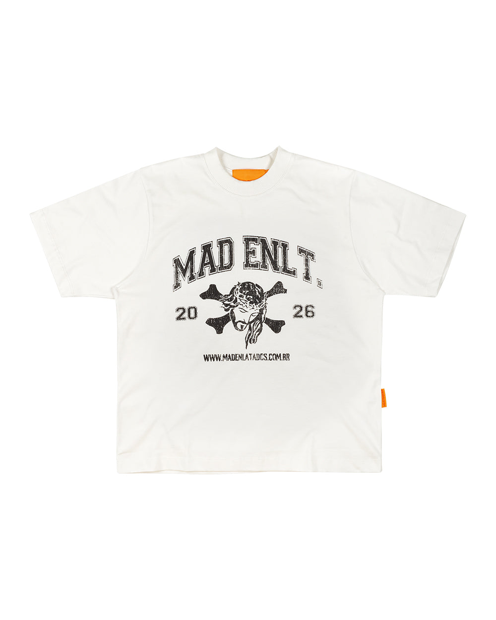 Camiseta Mad Jesus Cross [White]