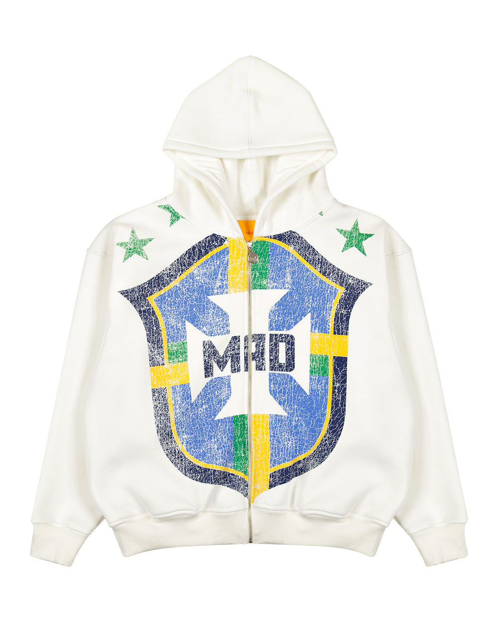 Moletom Facezip Mad Seleção [Branco]