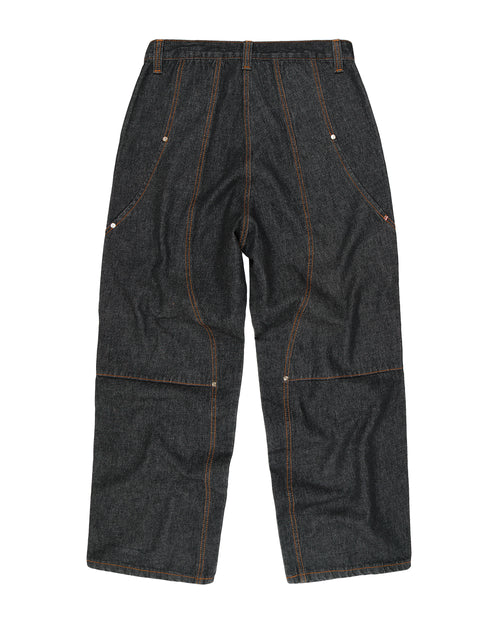 Calça Curvas Jeans Caractere [Preta]