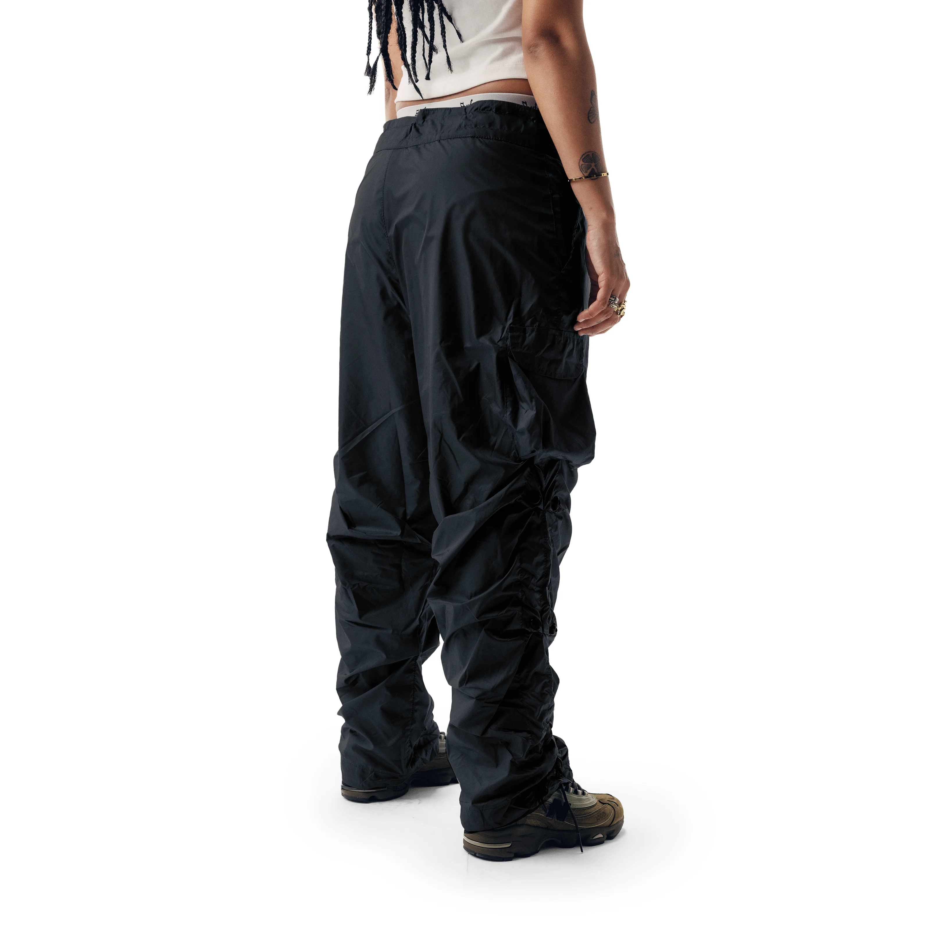 TRACK SUIT PANTS HANDLE BLACK