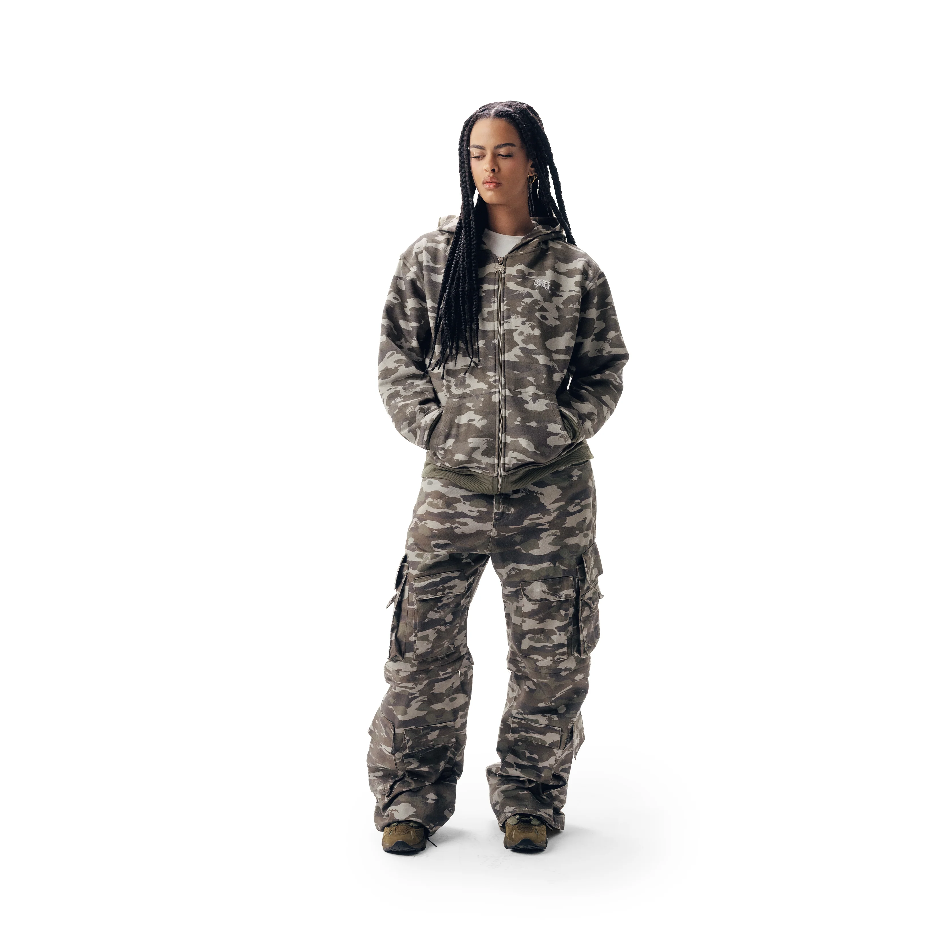 MOLETOM ZIPER CAMO 4SUF