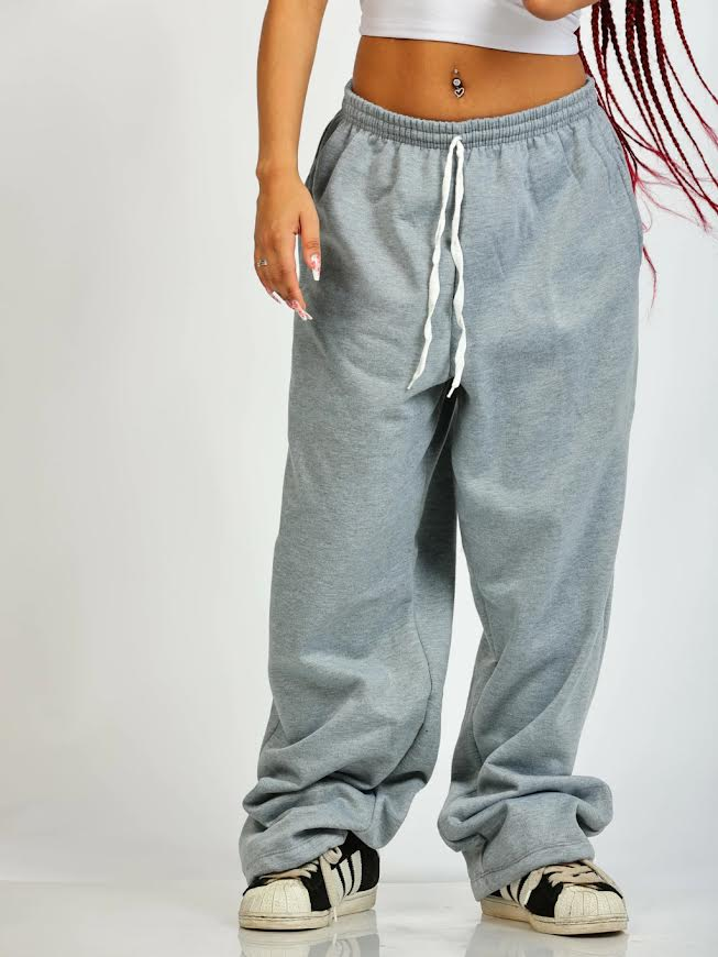 CALÇA MOLETOM CINZA