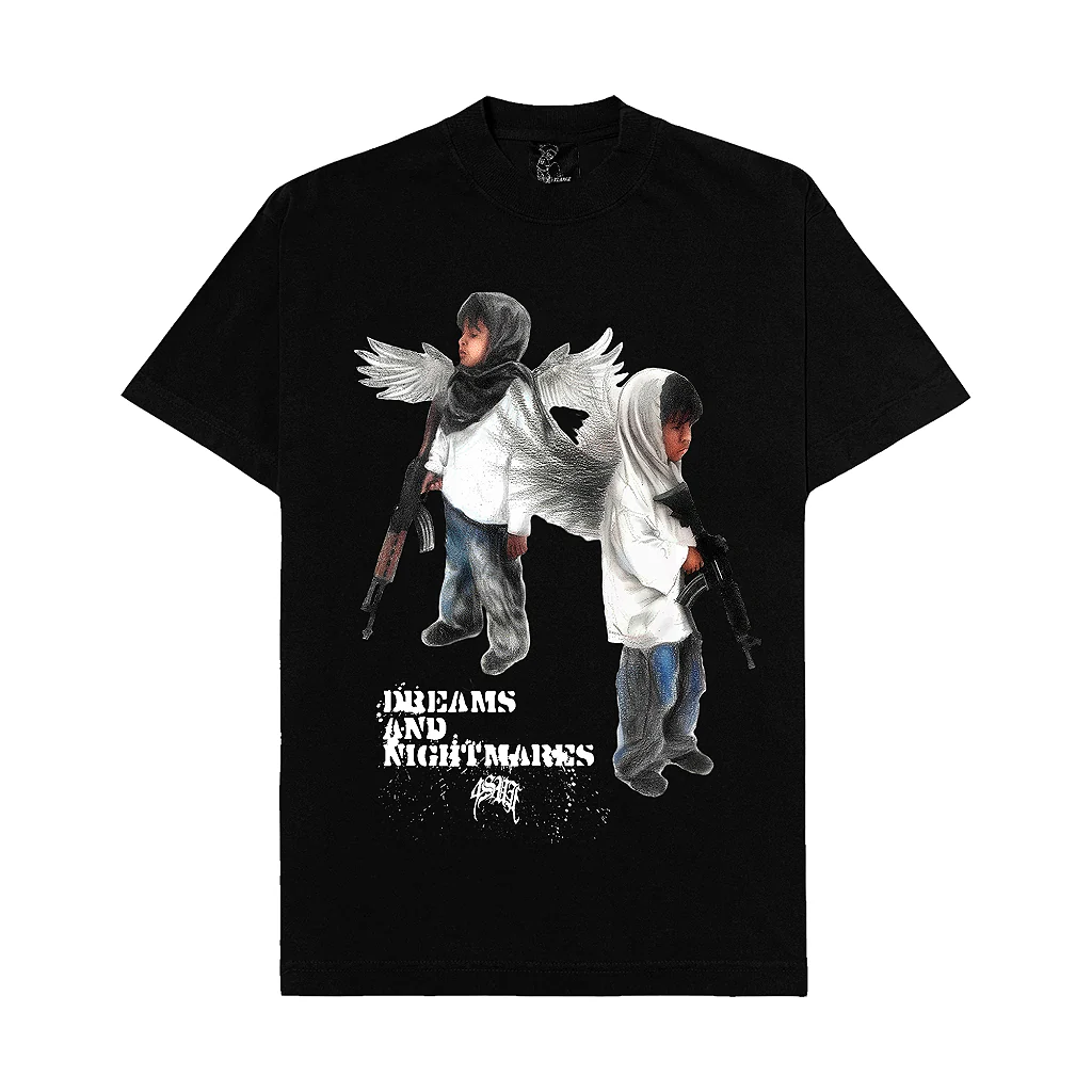 TEE DREAMS AND NIGHTMARES BLACK 1.0