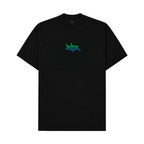 TEE SUFGANG GREEN BLUE GRADIENT FADE BLACK
