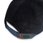 CLASSIC CORDUROY SPORT HAT "CLASS INVERSO" BLACK/BLUE
