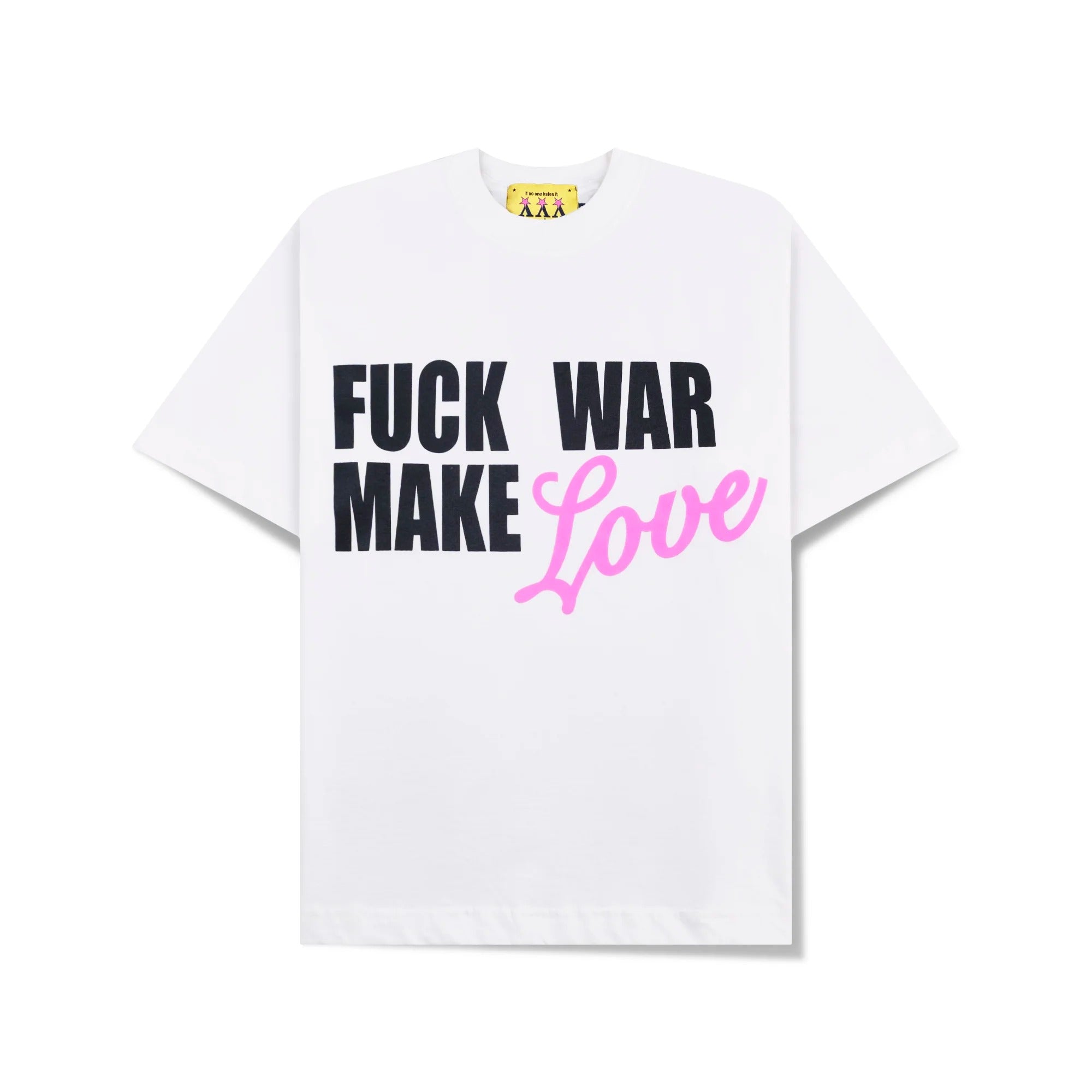 Camiseta Fuck War Make Love [Branco]