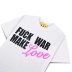 Camiseta Fuck War Make Love [Branco]